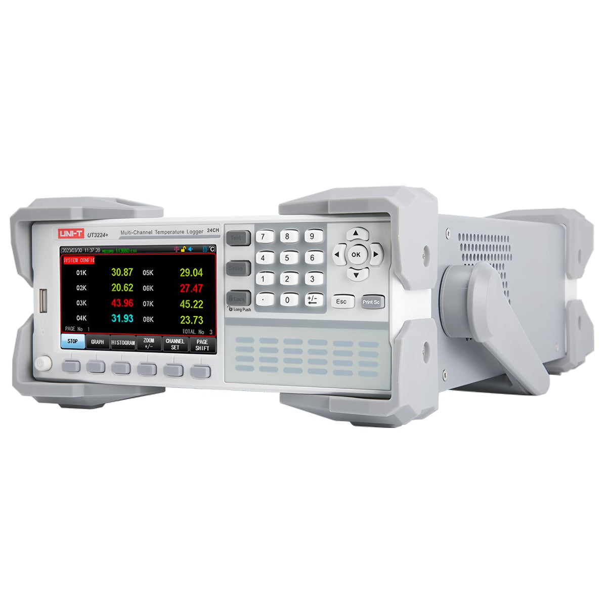 UNI-T UT3208+ Multi-Channel Temperature Logger, 8CH, -200~1800C