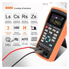 Portable Home Functional Testing Tools Digital Bridge Meter Multifunction 5 Digit Handheld LCR Capacitor Inductance Resistance Tester 100KHz DCR with USB