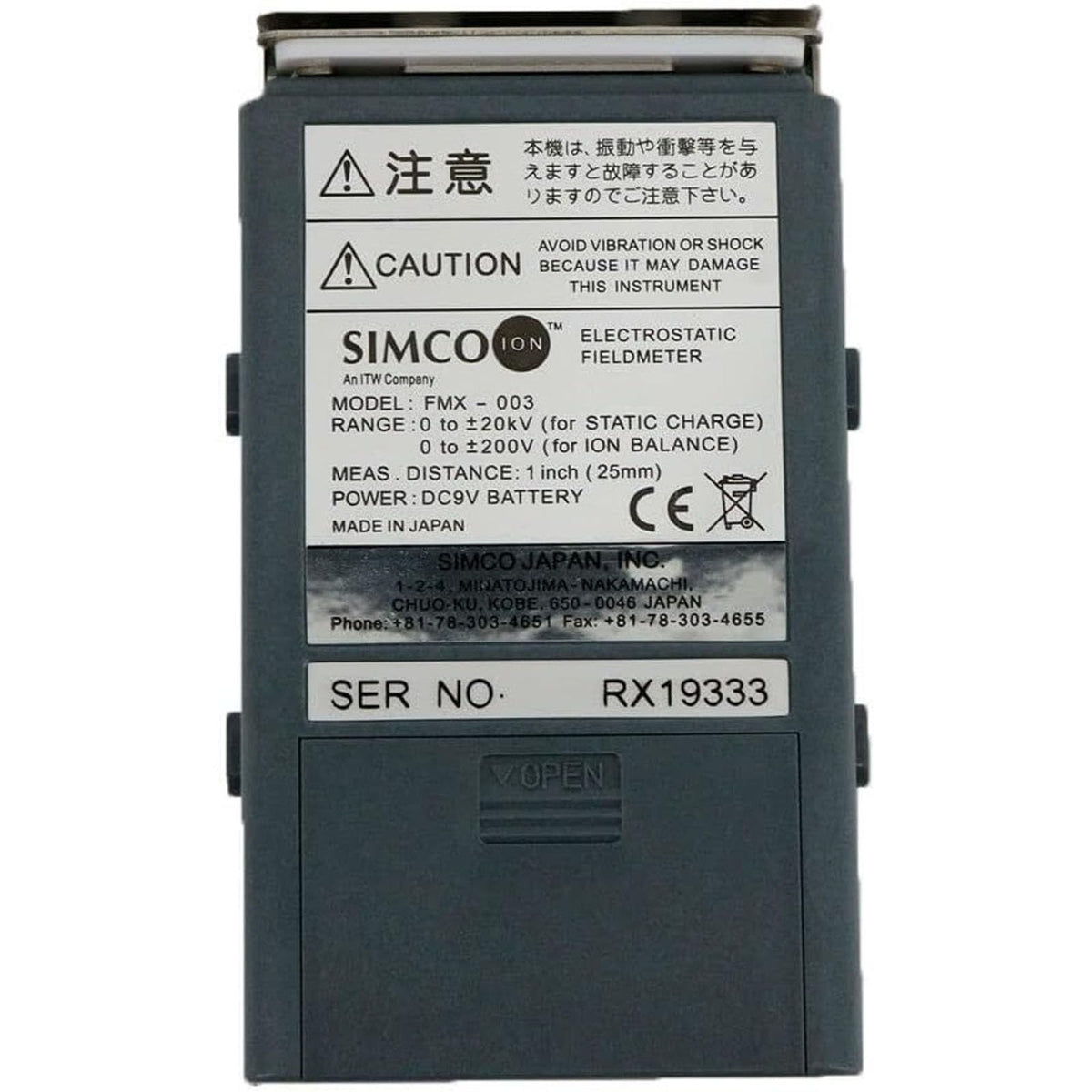 Static Meter FMX-003 Electrostatic Fieldmeter ESD Voltage Tester