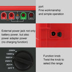 High Precision Insulation Resistance Tester, Backlit Display, Auto Power-Off, Voltage Measurement from 500V to 2500V for Electrical Equipment Testing