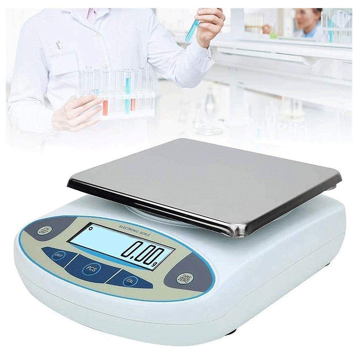 Digital Kitchen Electronic LCD Display High Precision Analytical Balance Laboratory Scale(10kg/0.1g)