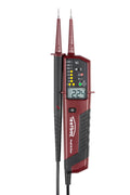 Testboy Profi III Duo Two-Pole Voltage Tester with Automatic Test Range Selection (Single-Pole Phase Search, Continuity Tester, Data Hold, LC Display and Measuring Point Lighting, One-Handed