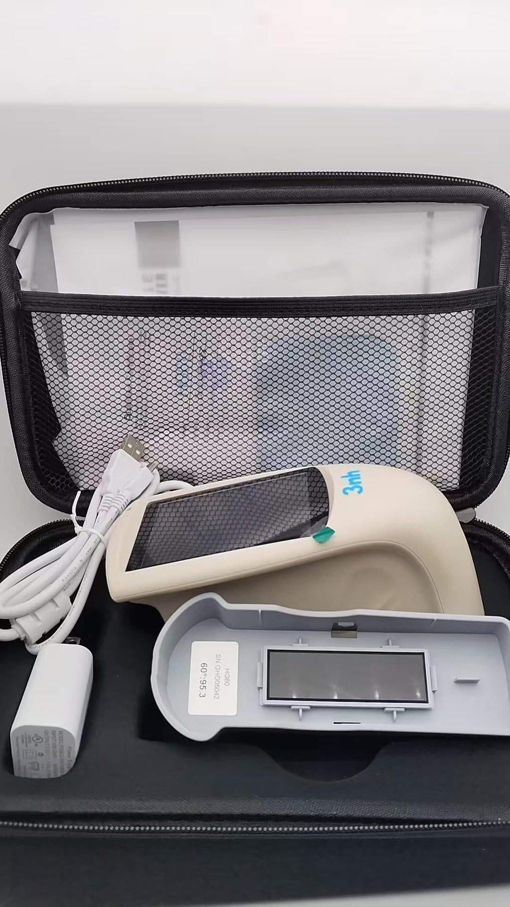 3nh HG60 Gloss Meter, 60° Angle for semi Gloss, 0~300GU Free Software