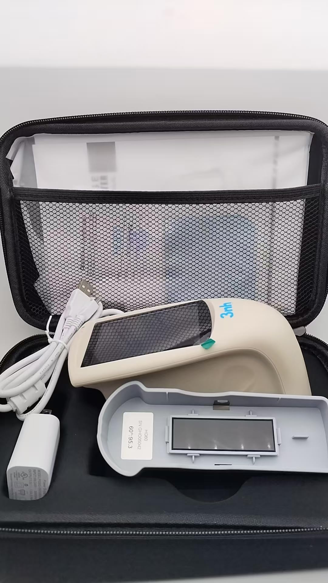 3nh HG60 Gloss Meter, 60° Angle for semi Gloss, 0~300GU Free Software