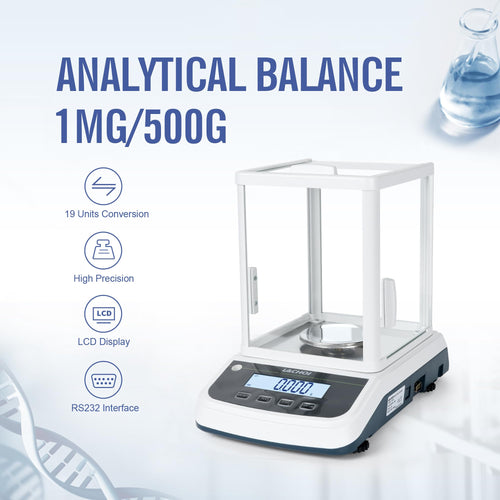 Analytical Balance 500gx0.001g Lab Scale 0.001g Accuracy