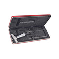 Starrett Depth Micrometer, 0-75mm Range, .01mm Grad, 63.5mm Length - 3 Rods