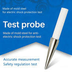 Ul Test Finger, Electrical Safety Test Probe with Electric Shock Protection, Simulate Finger Touch, Unjointed Test Probe, for Evaluating Product Safety, Electrical & Industrial Use