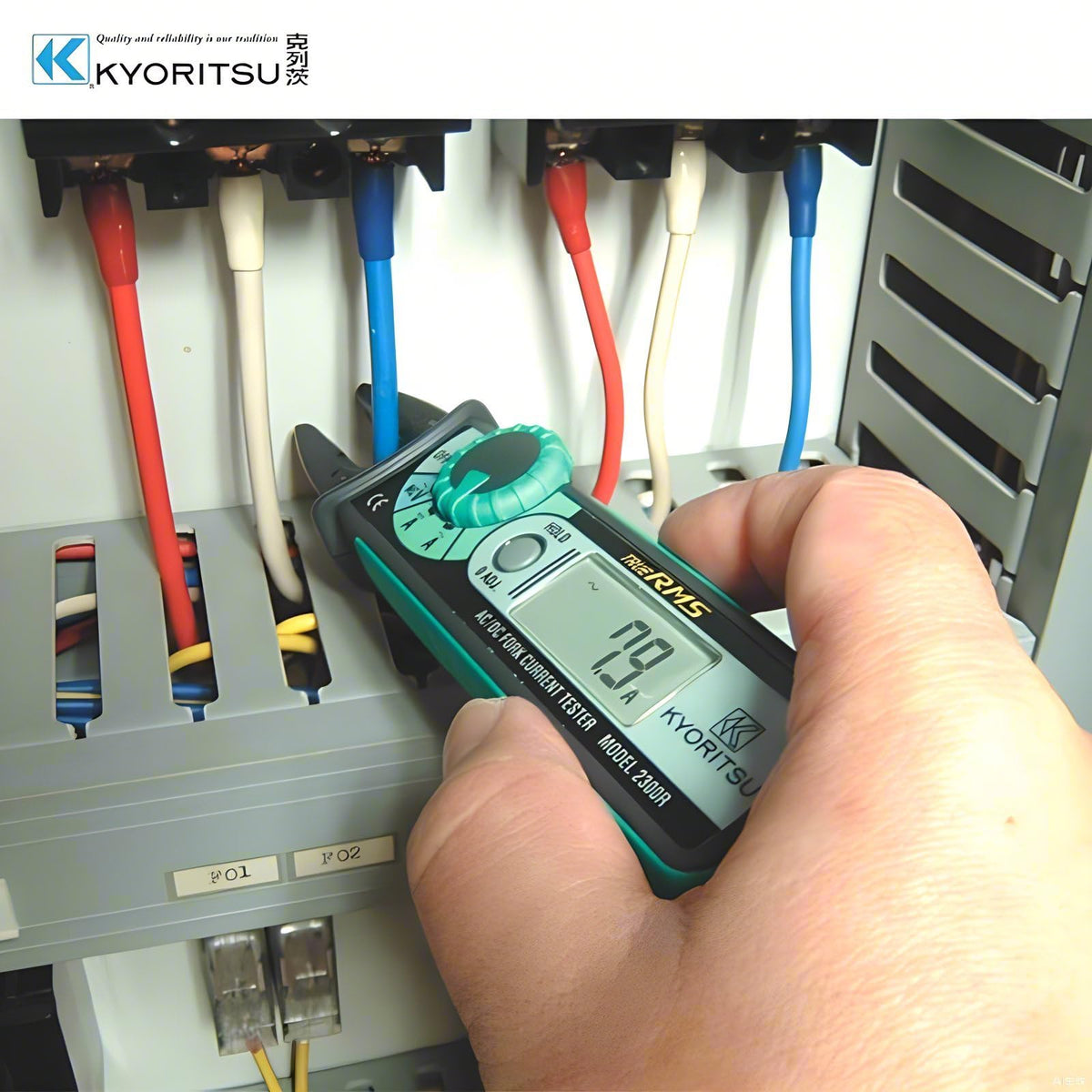 Japan Quality KYORITSU Fork Current Tester KEW 2300R Digital True RMS AC DC Clamp Meter High Precision Minimum Resolution 0.1A Current Pliers Ammeter Smart Ammeter Pliers
