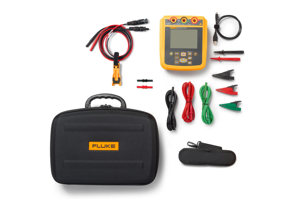 Fluke Solar Tools Kit with 1537 Insulation Resistance Tester and TLPV1 Test Leads