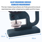Sponge Digital Display Thickness Gauge, Digital Thickness Tester 0-10mm, 30mm Probe Diameter, Large LCD Display, Thumb-Pressure Measurement, Fast and Efficient for Sponge Paper Cardboard
