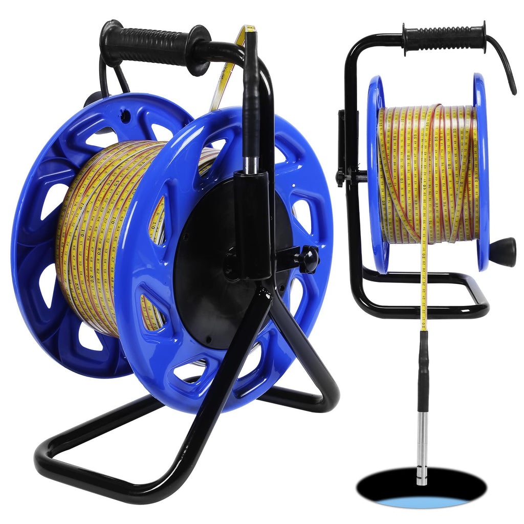 100m Water Level Measurement Gauge with Fixed Probe and Steel Tape Groundwater Level Measuring Instrument for Wells Boreholes Reservoirs and Pipes