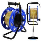 100m Water Level Measurement Gauge with Fixed Probe and Steel Tape Groundwater Level Measuring Instrument for Wells Boreholes Reservoirs and Pipes