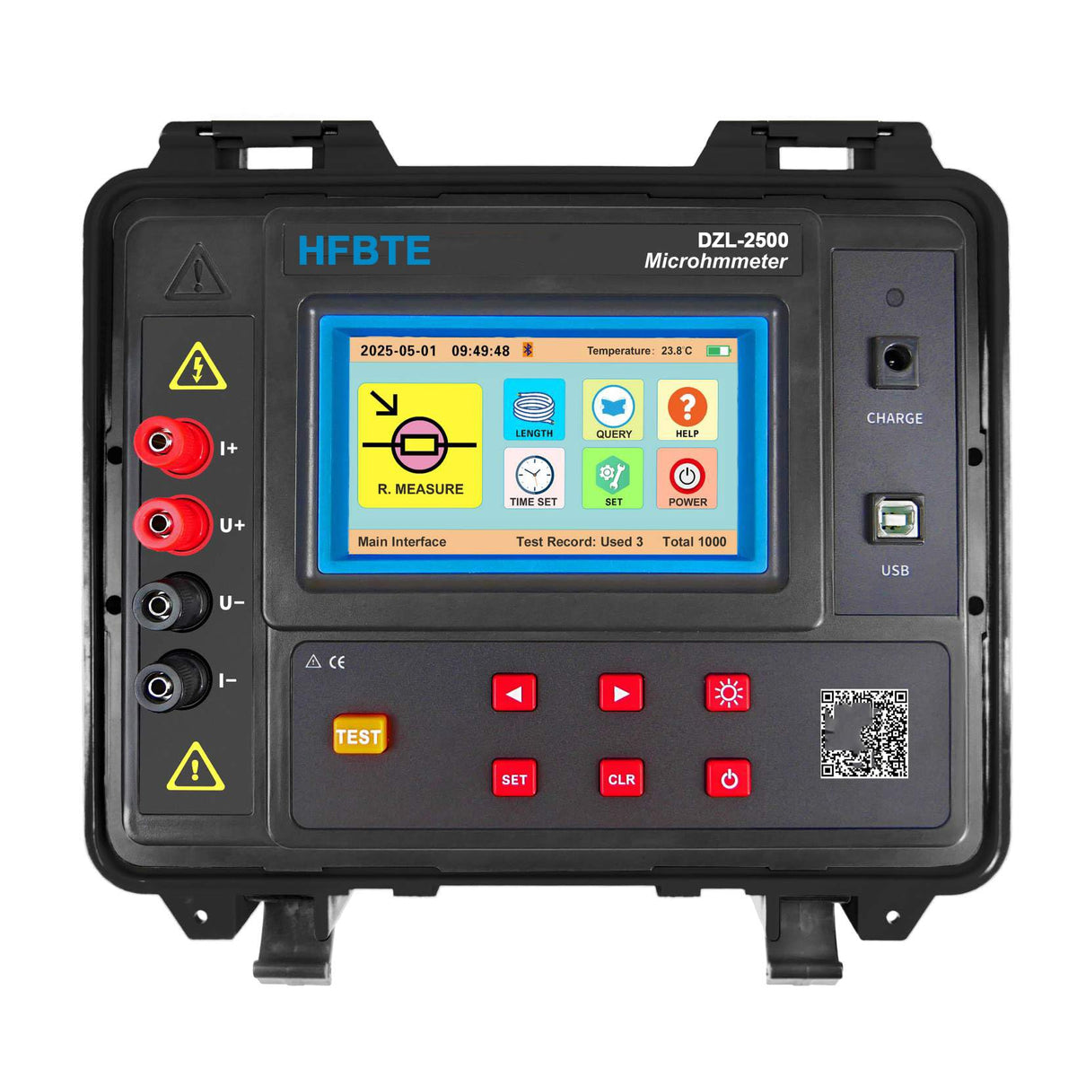 Micro Ohmmeter DC Low Value Resistance Tester