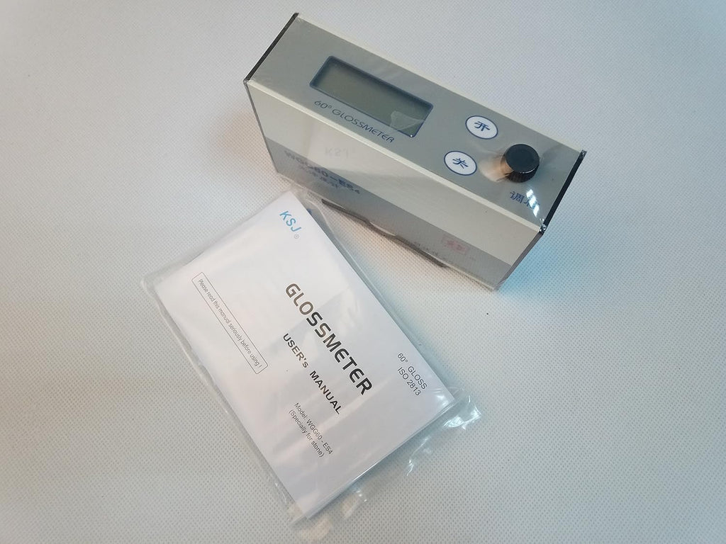 WGG60-ES4 Portable Simplified Gloss Meter Glossmeter Auto Measurement Single Angle 60 Degree 0-199Gu Specially for Stone, Marble, Granite, Polishing Brick, Ceramic Tile