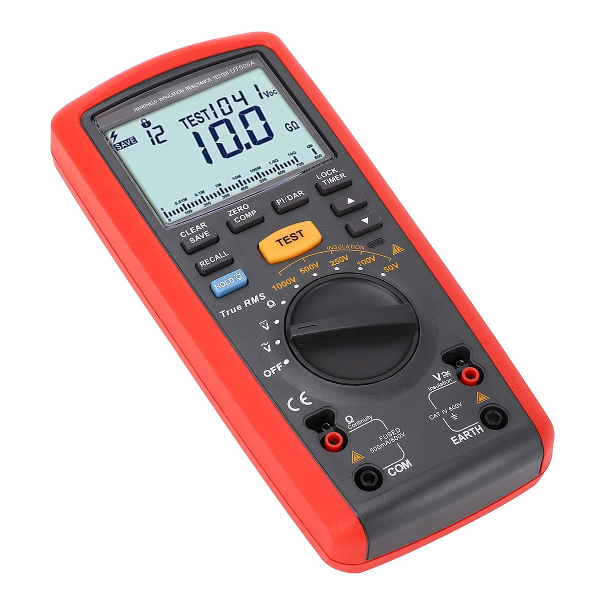 UT505A Handheld Insulation Tester Ground Meter Digital Megohmmeter for Electrical Components Motor