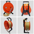 Water Level Meter, Stainless Steel Probe, 10-300m Cable Reel, Groundwater/Well Depth Detector, Accurate Liquid Level Measuring Tool(50m)