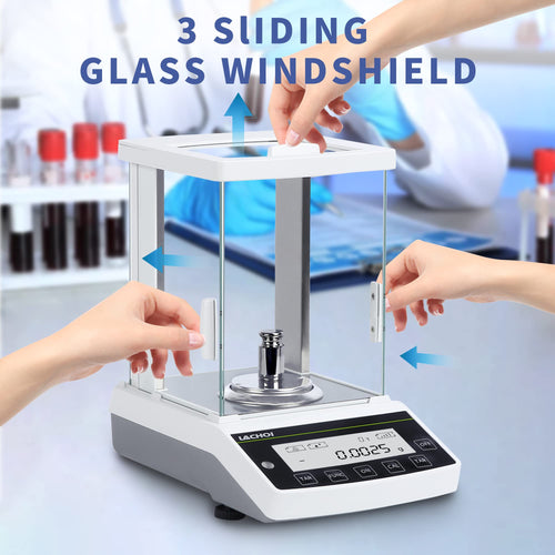 Analytical Balance 0.0001g 120g Precision Lab Scale 0.1mg Accuracy