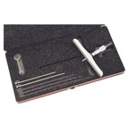 Starrett Micrometer Depth Gage with Half Base, 0-3" Range