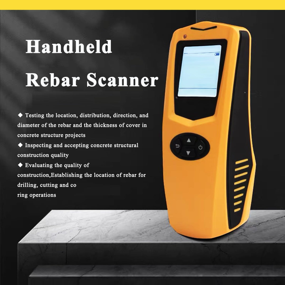 Rebar Detector Locator Integrated Concrete Rebar Scanner WithRange Φ1-120mm