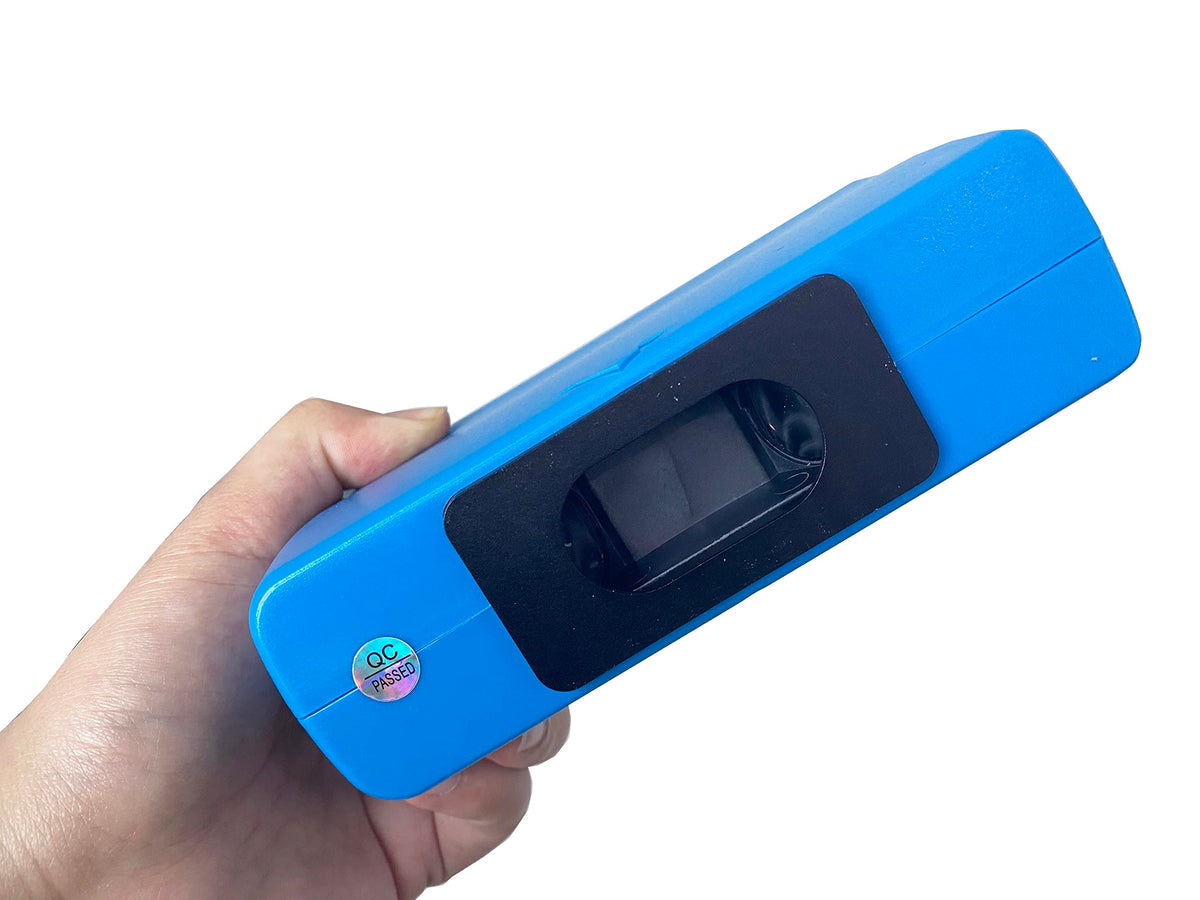 Gloss Meter Stone Surface Glossmeter Gloss Measurement Single Angle 60 Degree for Granite Marble Stone with Gloss Measuring Range 0 to 199GU Measuring Area 36×18mm