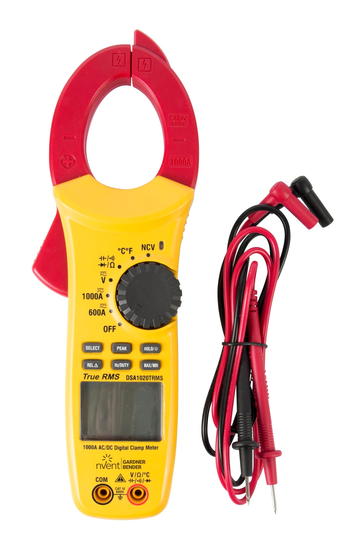 nVent Gardner Bender DSA1020TRMS Digital Clamp Meter, True RMS