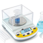 CGOLDENWALL Lab Scale 3000gX0.01g Analytical Electronic Balance Digital Laboratory Scale Precision Jewelry Scales Kitchen Weighing Scales 0.01g Calibrated 110V (3000g, 0.01g)