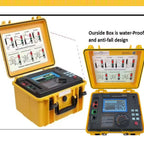 10Kv Insulation Tester Kit with 10 Teraohms Resistance 10kV Voltage Accuracy ±5% rdg±3V EC61010-1 Standard for High-Capacity High-Voltage Strongly Induced Electrical
