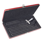 Starrett Micrometer Depth Gage with Half Base, 0-3" Range