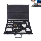 Welding Gauge Tool Inspection Kit, 13-Piece Stainless Steel Combination Set with Carry Case, for Weld Seam Measurement and Inspection