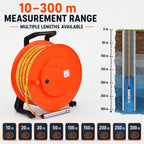 Water Level Meter with 1mm Accuracy, Lightweight, Buzzer Alert for Groundwater Monitoring, Accurate Water Depth Measurement Tool for Wells and Boreholes