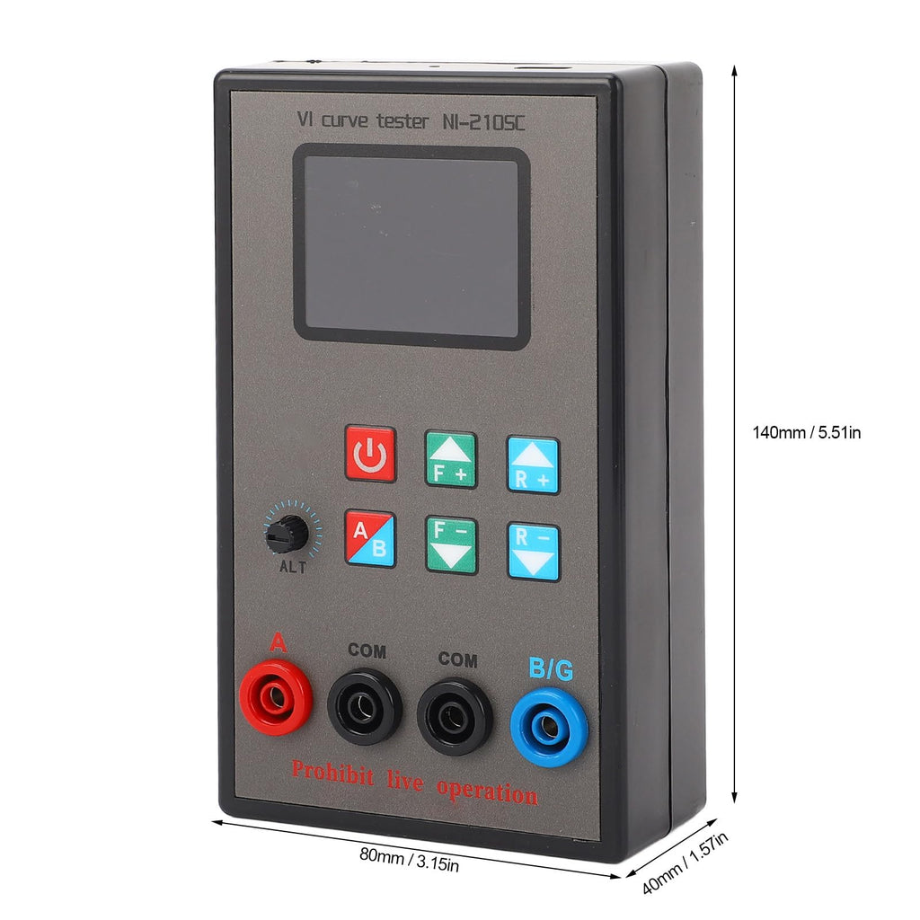 VI Curve Tester, Double Channel ASA Testing Device with Color Screen for Digital Analog Mixed Circuits