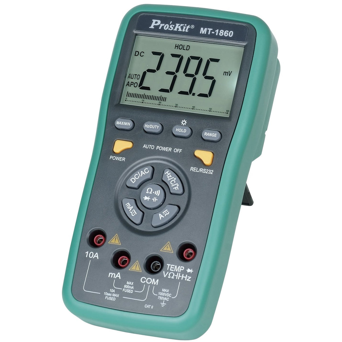 Pro'sKit MT-1860 Multimeter, Dual Display with PC Interface