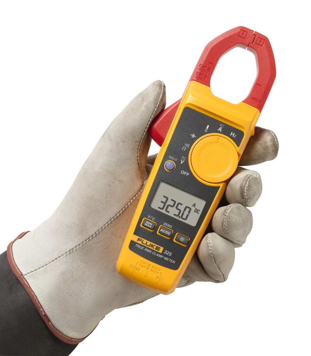 Fluke 325 True-RMS Clamp Meter with Frequency, Temperature & Capacitance Measurements