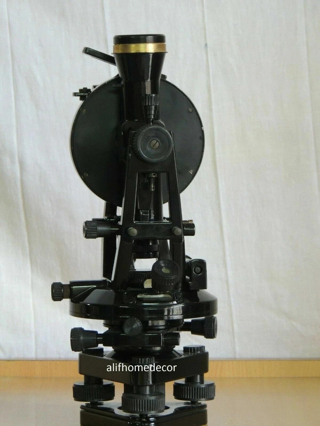 Vintage 20 Second Vernier Transit Theodolite Surveying Instrument, Optical Plummet, Horizontal & Vertical Angle Measurement Tool for Land Survey