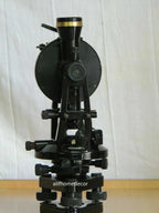 Vintage 20 Second Vernier Transit Theodolite Surveying Instrument, Optical Plummet, Horizontal & Vertical Angle Measurement Tool for Land Survey