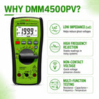 KPS DMM4500PV True RMS Solar Multimeter, 2000V DC, Bluetooth