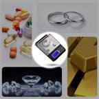 0.001G High Accuracy Digital Milligram Pocket Scales, Laboratory Analytical Balances High Sensitivity Weighing Pan,with Windshield,20g/0.001g