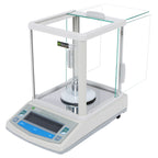 U.S. Solid Analytical Balance, 500g x 0.001g/1mg High Precision Lab Scale, Digital Balance - 5 Weighing Units, Glass Draftshield, RS232 Interface & Piece Counting, 200g Calibration Weight