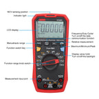 UT61E + Multimeter Meter, ABS Auto Range True RMS Tester Electrician Instruments, Hand Held Multimeter, Multimeter Tester for Household