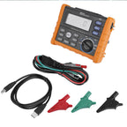 Mingzhe PEAKMETER MS5910 RCD Loop Resistance Tester Compact Digital Multimeter for Electrical Testing, Lightweight and Durable, 1 Unit