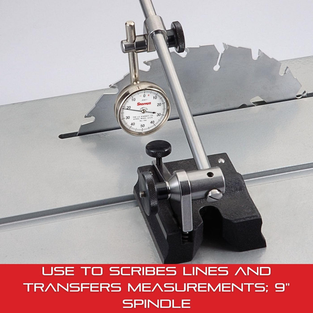 Starrett Full-Sized Surface Gage, 9" Spindle Length