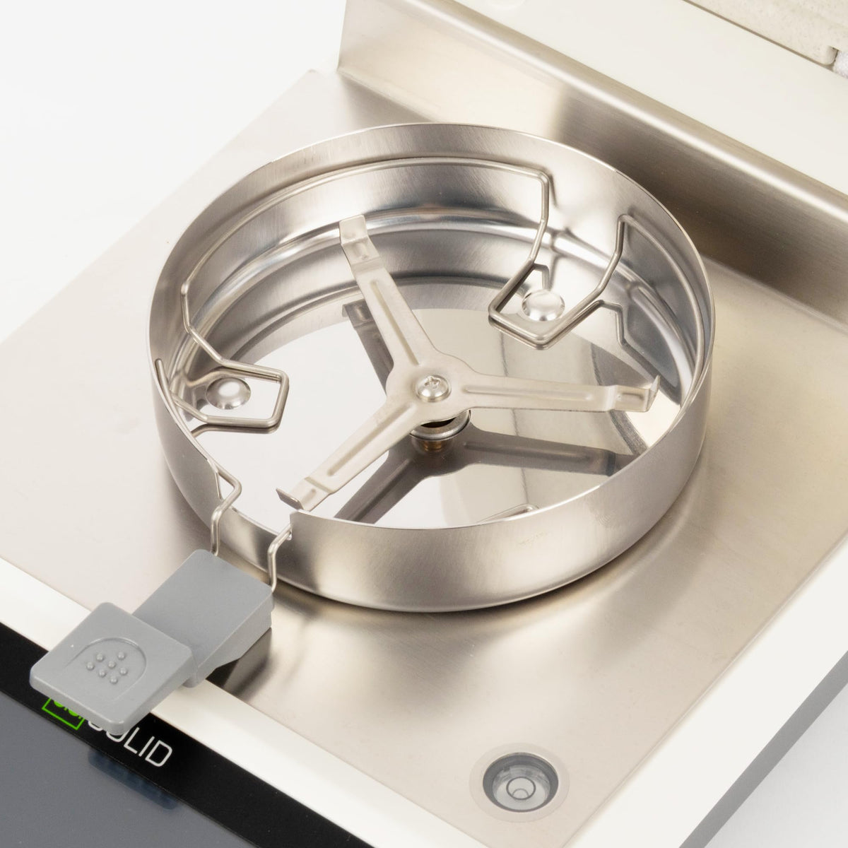 U.S. Solid Halogen Moisture Analyzer, Up to 160°C, 110 g Capacity, 0.01 g/0.1% Readability, 5 in Color Touchscreen, 20 Test Profiles, RS232 Moisture Balance for Food, Grain and Lab Testing