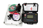 High Voltage Insulation Resistance Meter Tester Megohmmeter with Rated Voltage 100V 250V 500V 1000V 2500V 5000V Insulation Resistance Range 0.01MΩ-10TΩ Resolution 0.01MΩ DC Current 0.1nA-6mA