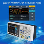 OWON DGE2070 70MHz Dual Channel Arbitrary Waveform Generator, 300MSa/s Sampling Rate, 14-Bit Resolution, 150 Built-in Waveforms, 3.6” LCD, Portable Signal Generator for Lab & Electronics Testing