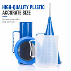 Slurry Test Kit,Portable 3-Piece Mud Tester Set Testing Set Combines mud Density, Viscosity mud Density Range nb-1 Hydrometer Measures 0