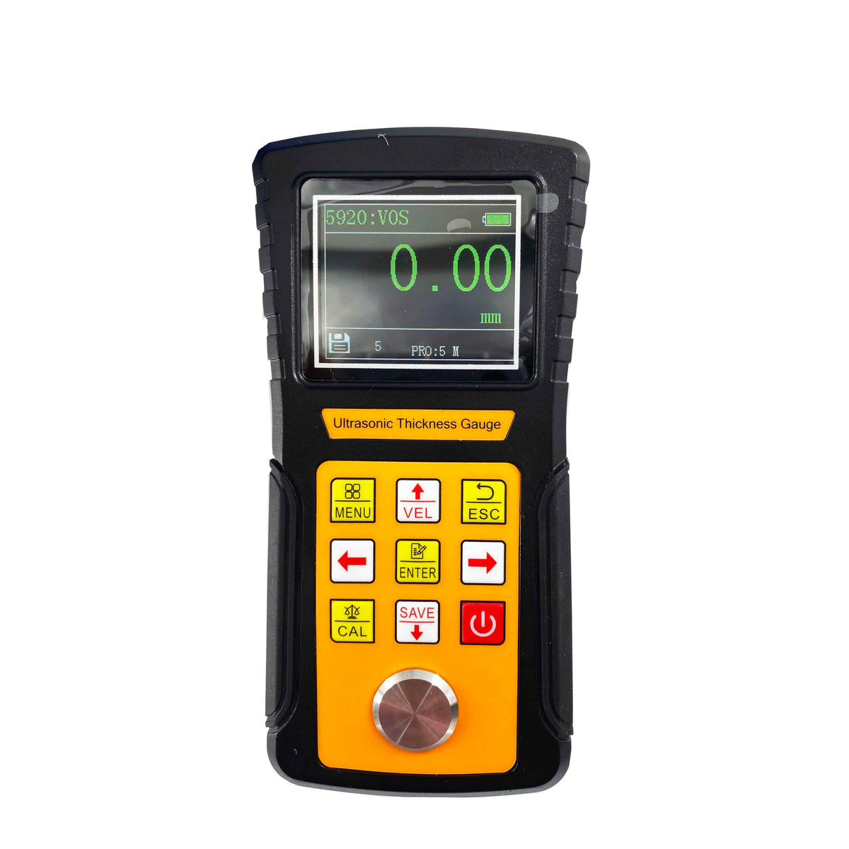Ultrasonic Thickness Gauge Meter Tester Measurement Device Testing Equipment For Metals Plastics Ceramics Glass Etc With Measuring Range 0.75 to 600mm Resolution 0.01mm USB Port