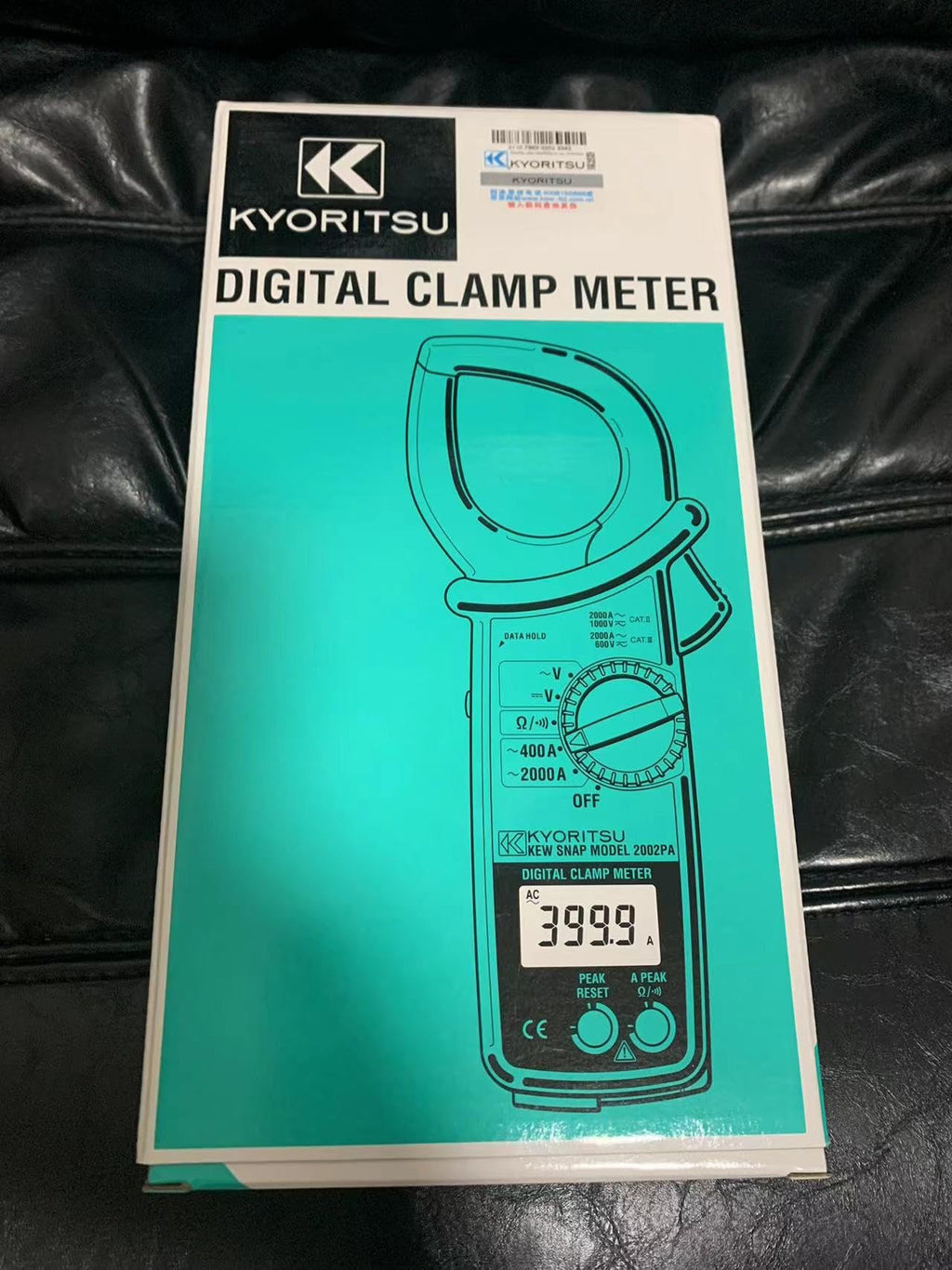Japan Quality KYORITSU Digital Clamp Meters Multimeter 1000A Auto-ranging KEW 2002 2002R High Precision 0.01A Current Pliers Ammeter Voltmeter Resistance Frequency Tester(2002)