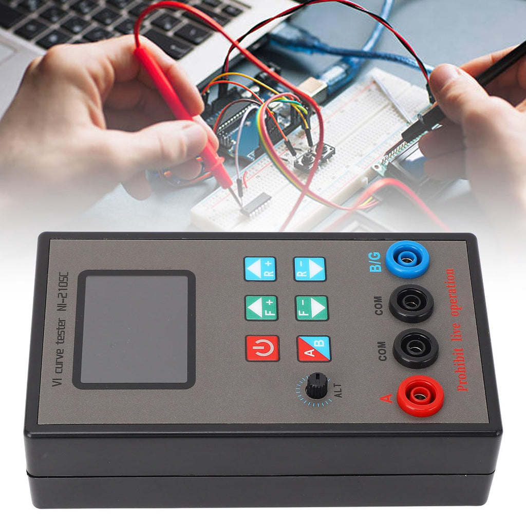 VI Curve Tester, Double Channel ASA Testing Device with Color Screen for Digital Analog Mixed Circuits