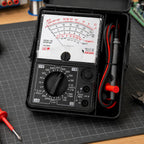 Analog Multimeter Display Meter with Direct Current Resistance Measurement, LED Inspection, 1.5V Batt