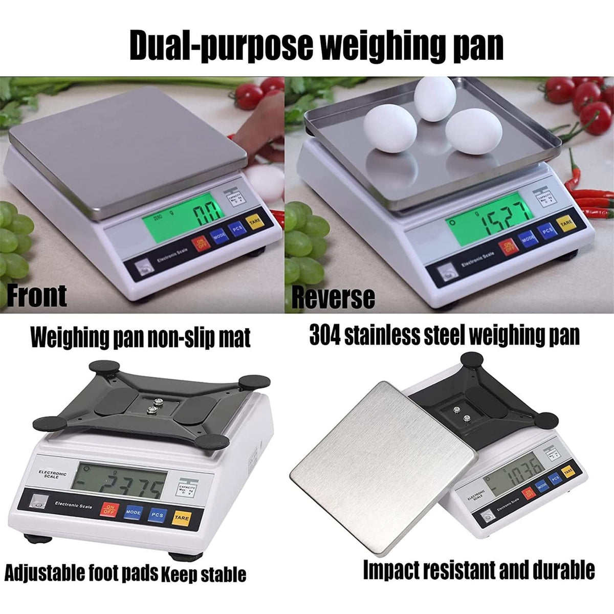 0.1g High Precision Digital Accurate Analytical Balance, Electronic Balance Scale, Laboratory Weighing Industrial Scale with Counting Function Lab Scale (6kg/0.1g)